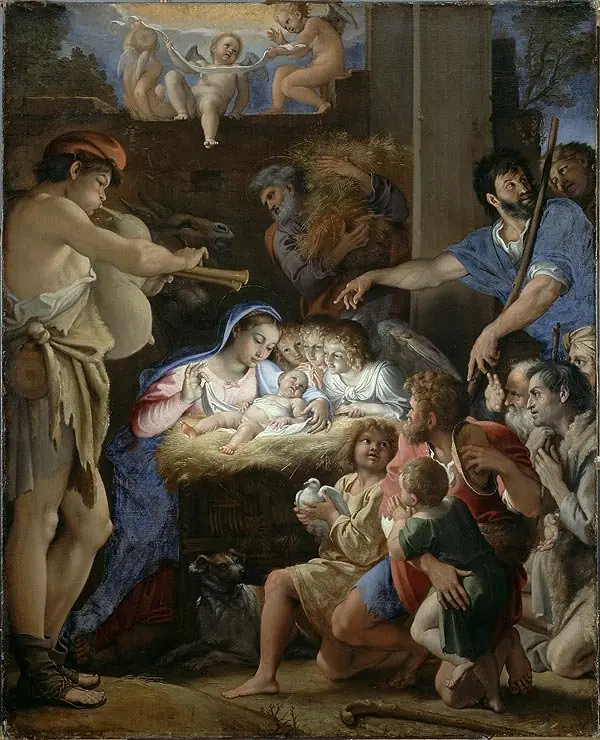 Adoration of the Shepherds, by Domenichino