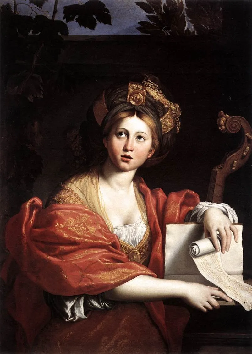 Cumaean Sibyl, by Domenichino, oil, 1617