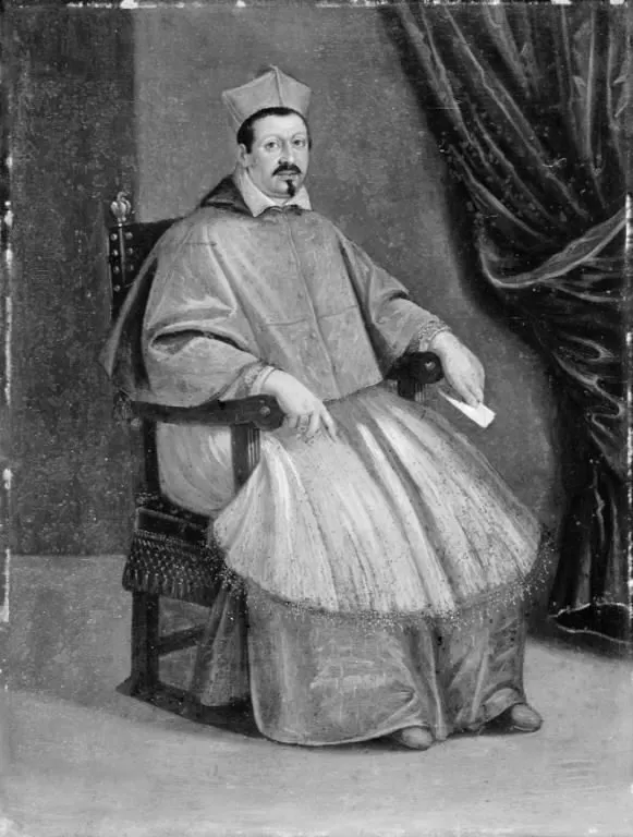 Portrait of Cardinal Borghese, by Domenichino, unspecified, 1618