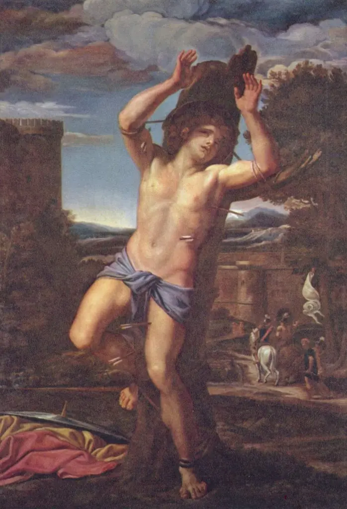 S Sebastian, by Domenichino