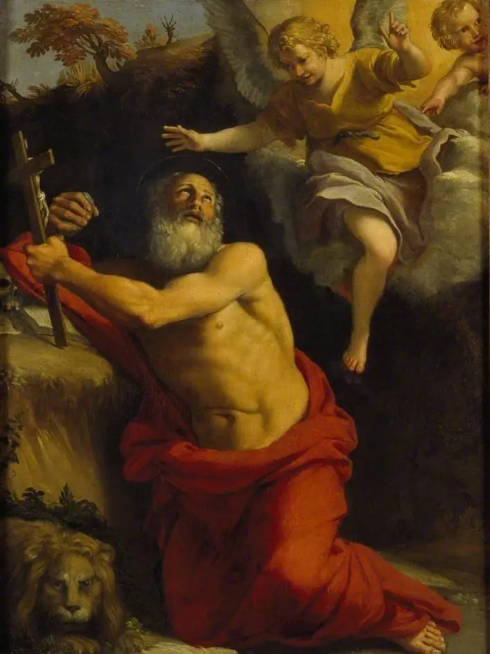 The Vision of St Jerome, by Domenichino
