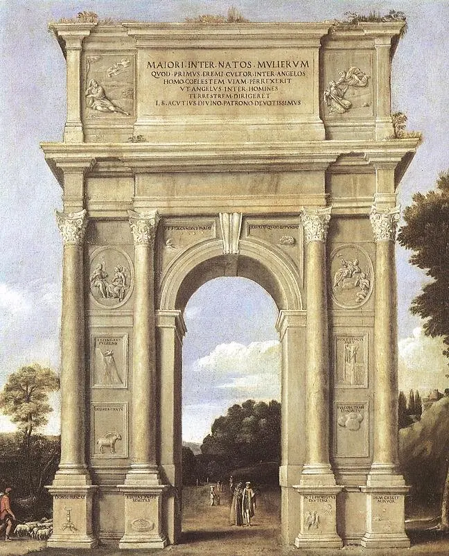 Triumphal Arch, by Domenichino