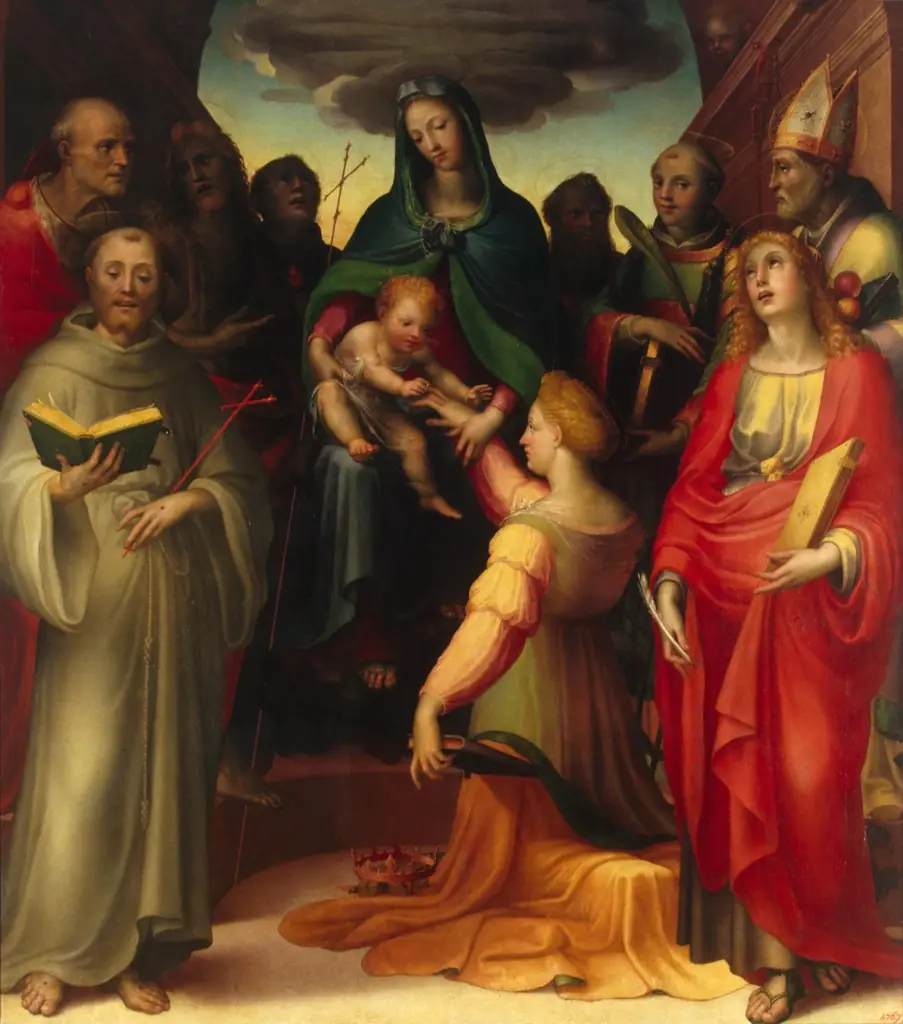 Mystic Marriage of St Catherine, by Domenico Beccafumi