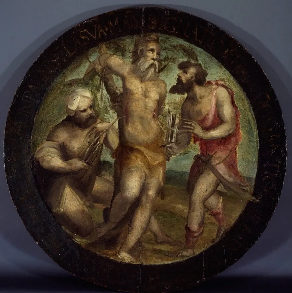 Saint Ignatius of Antioch Disemboweled by Trajan's Torturers, by Domenico Beccafumi