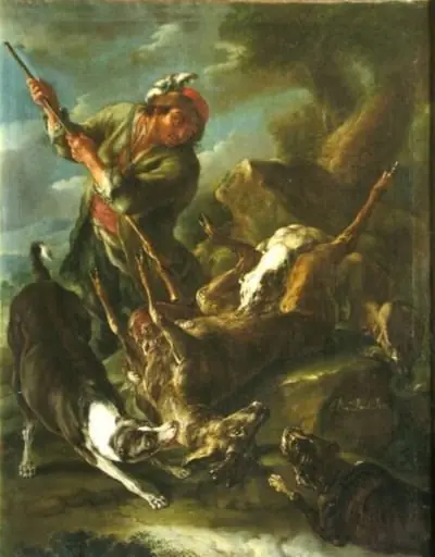 Vânătoare de căprior, by Domenico Brandi