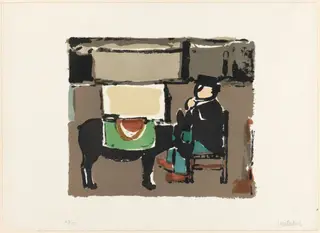 Untitled, by Domenico Cantatore, 1956