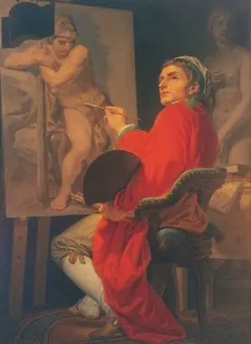Self portrait, by Domenico Corvi