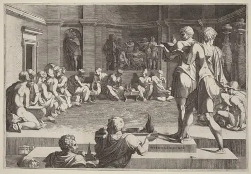 The Banquet of Alexander the Great, by Domenico del Barbiere