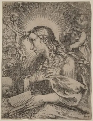 The Penitent Magdalene, by Domenico Falcini