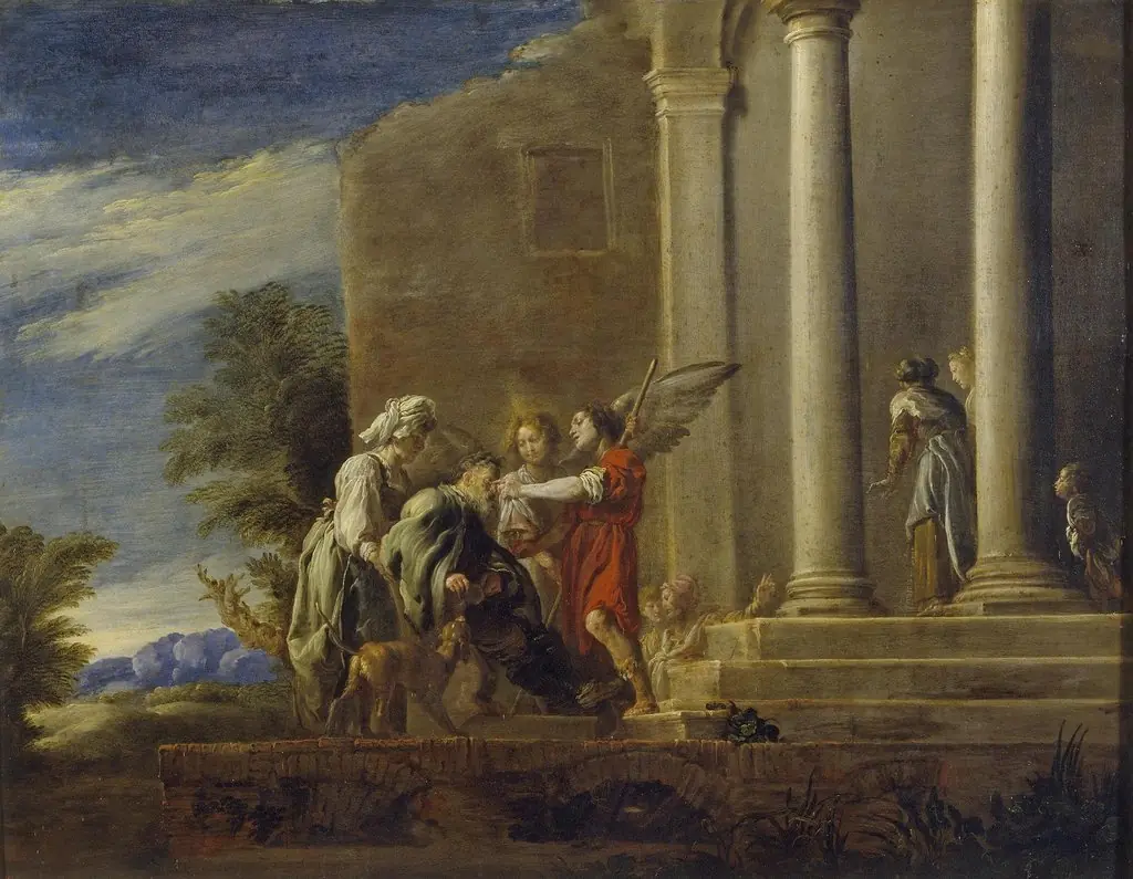 Healing of Tobit, by Domenico Fetti