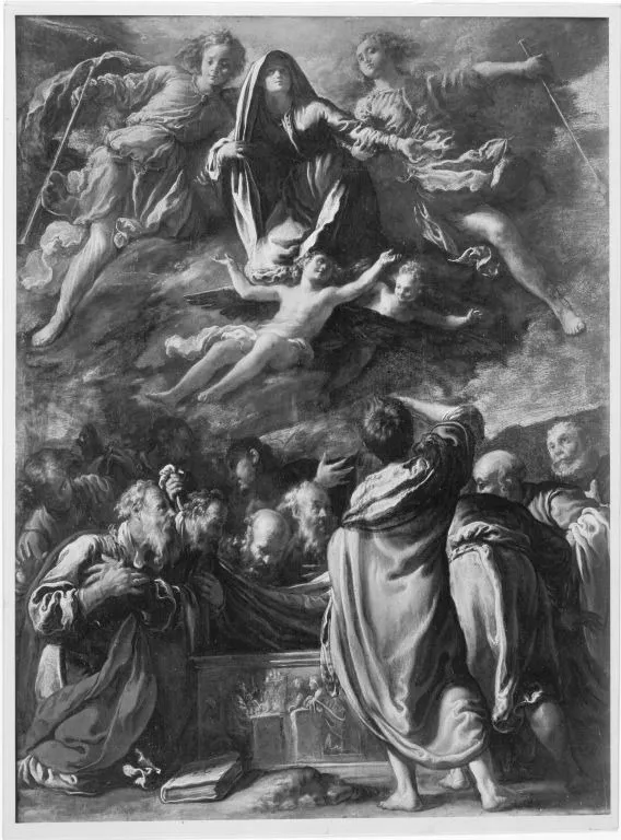 Himmelfahrt Mariä, by Domenico Fetti, unspecified, 1612