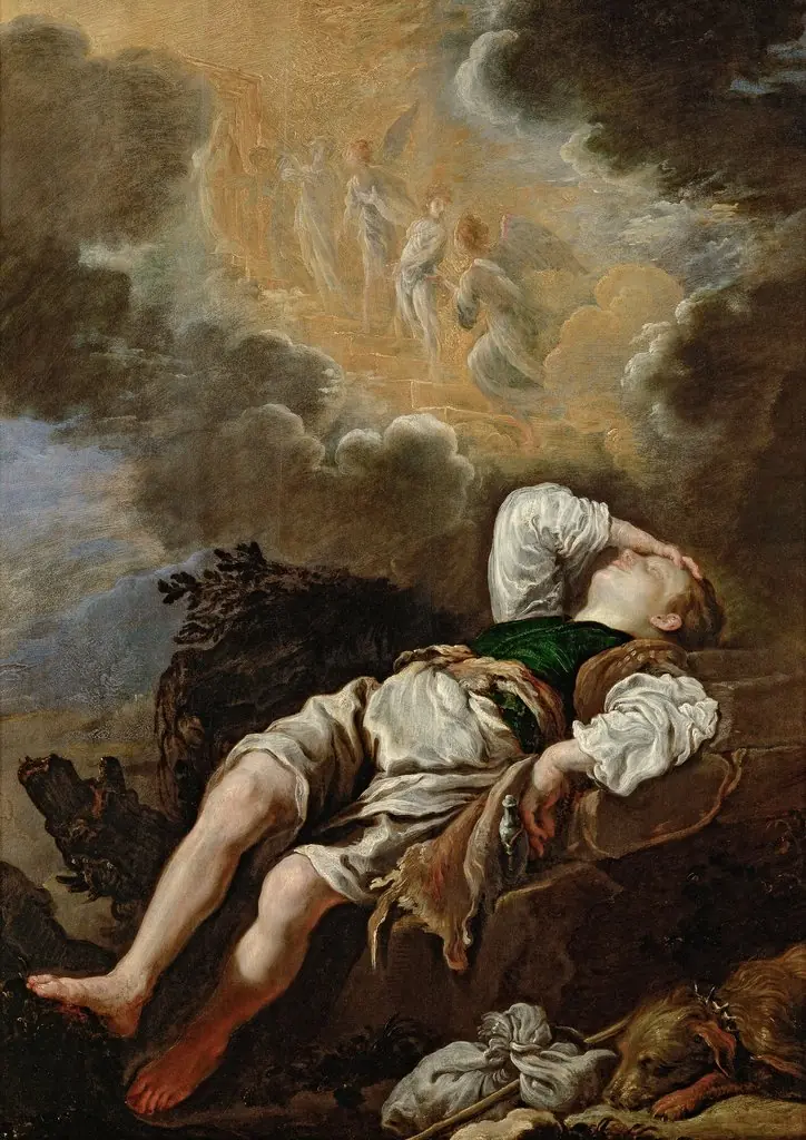 Jacob's dream of the ladder to heaven, by Domenico Fetti