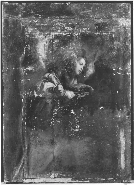 Penitent Magdalene with clasped hands