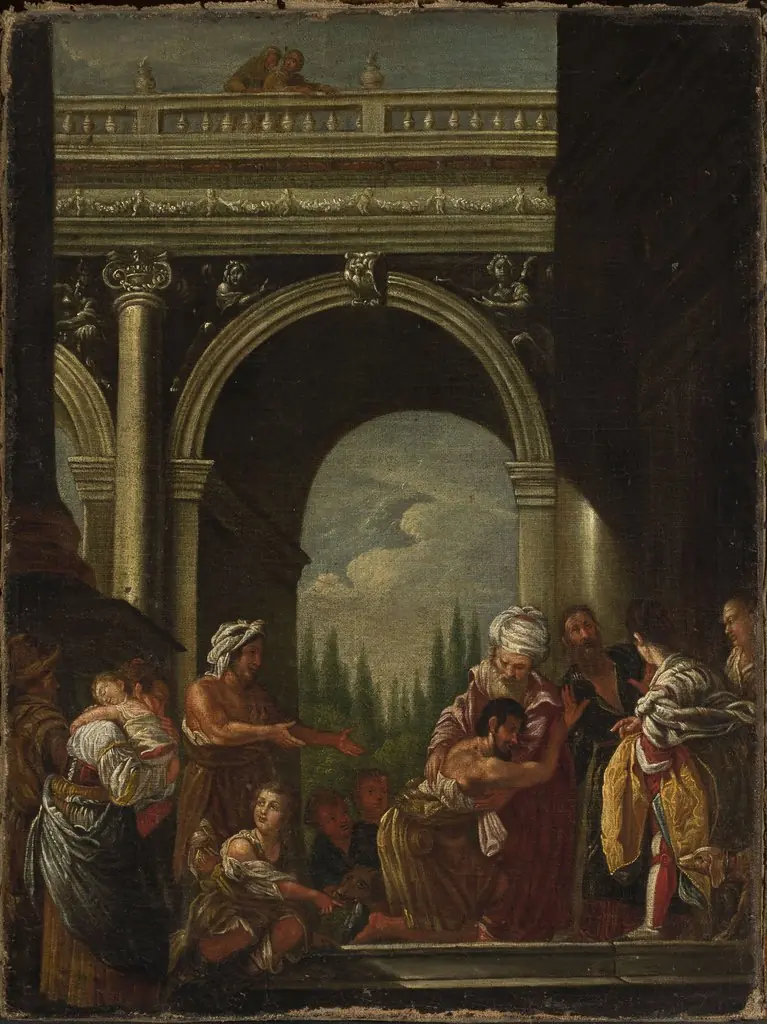 Return of the prodigal son, by Domenico Fetti