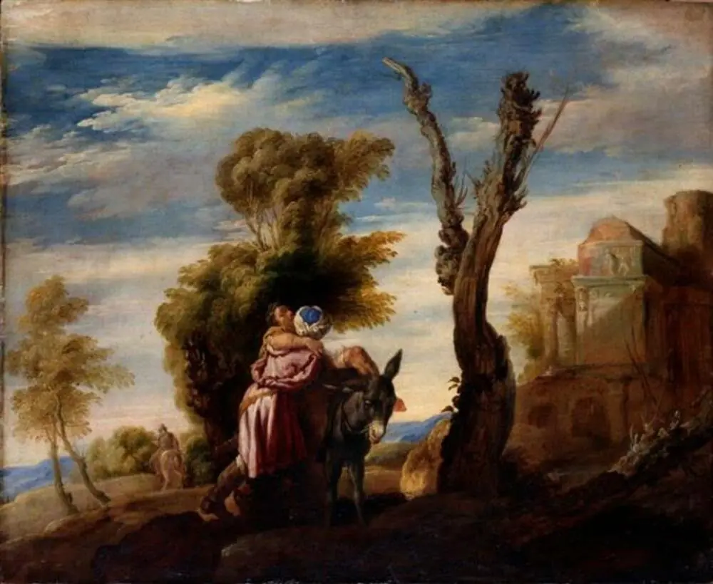 The parabel of the Good Samaritan, by Domenico Fetti