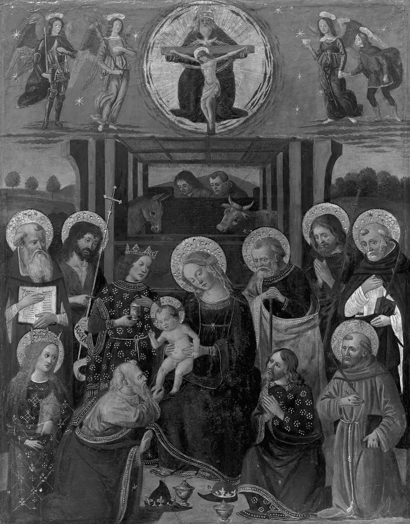 Adoration of the Kings, by Domenico Ghirlandaio