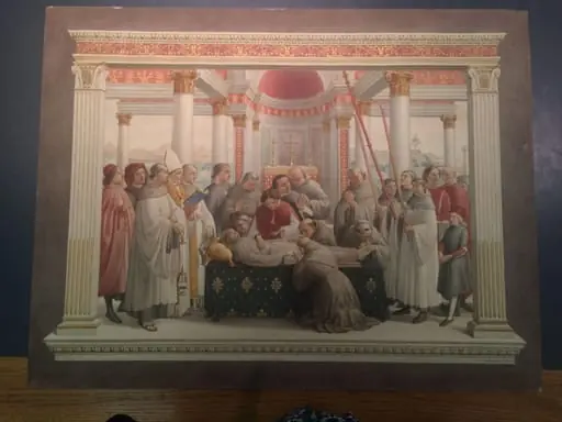 Copy after the Death of St Francis, Domenico Ghirlandaio in the Sassetti Chapel, Chiesa di Santa Trinita (Florence), by Domenico Ghirlandaio