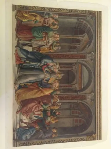 Copy after the Marriage of the Virgin, Domenico Ghirlandaio in the Tornabuoni Chapel, Santa Maria Novella (Florence), by Domenico Ghirlandaio