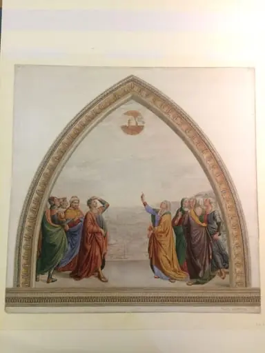 Copy after The meeting of Augustus and the Sibyl, Domenico Ghirlandaio in the Sassetti Chapel, Chiesa di Santa Trinita (Florence), by Domenico Ghirlandaio
