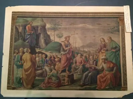 Copy after the Preaching of St. John the Baptist, Domenico Ghirlandaio in the Tornabuoni Chapel, Santa Maria Novella (Florence), by Domenico Ghirlandaio
