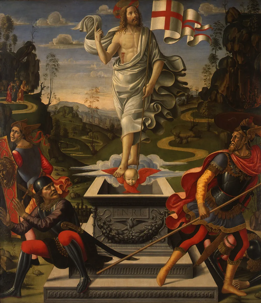 Resurrection of Christ, by Domenico Ghirlandaio, paint