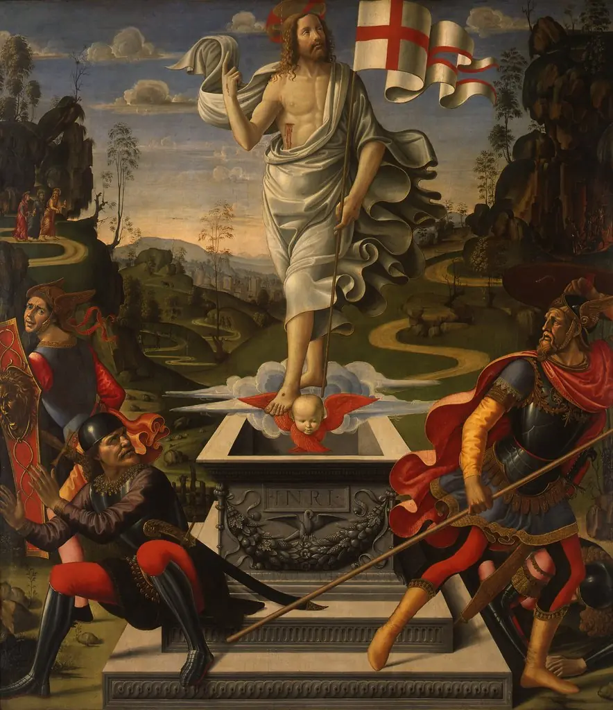 Resurrection of Christ, by Domenico Ghirlandaio