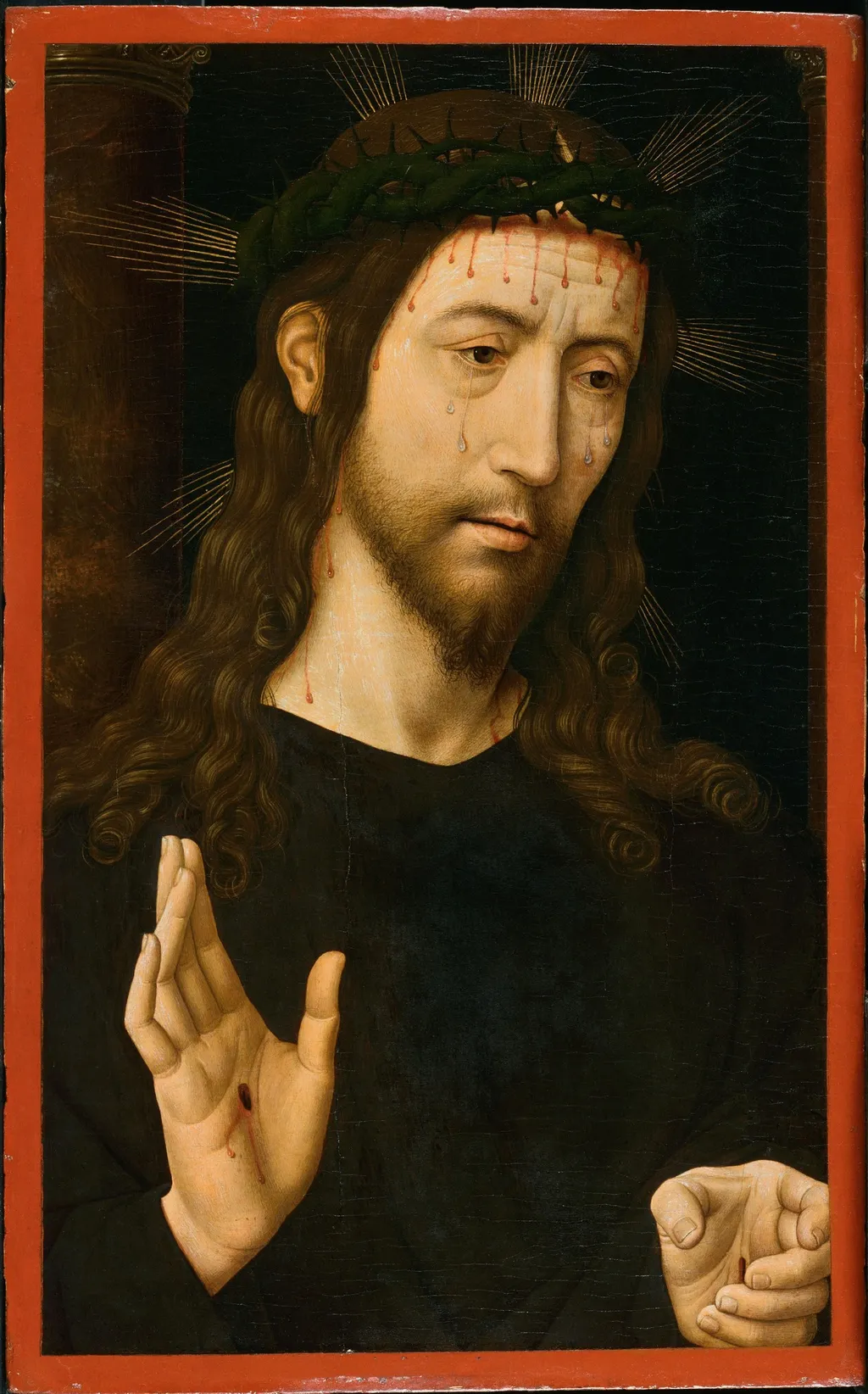 The Man of Sorrows (Christ Crowned with Thorns), by Domenico Ghirlandaio, tempera, 1490