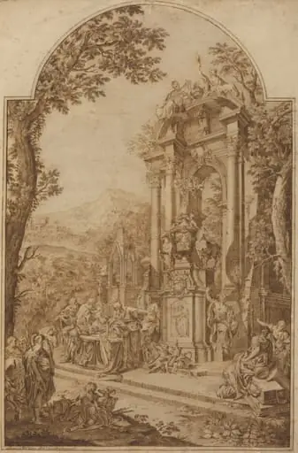 Monument to William Chancellor Cowper, by Domenico Maria Fratta