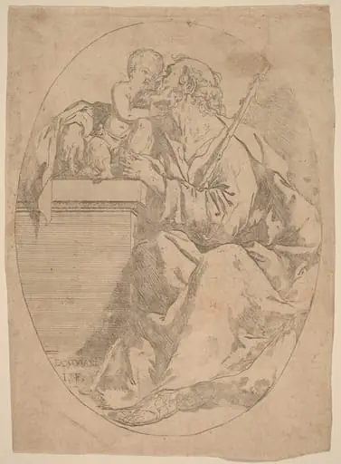 Saint Joseph and the Christ Child, by Domenico Maria Viani