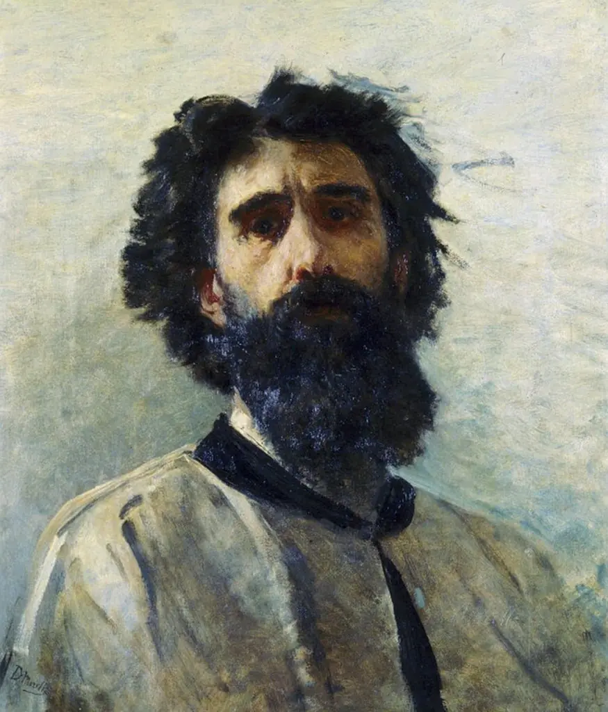 Self portrait, by Domenico Morelli