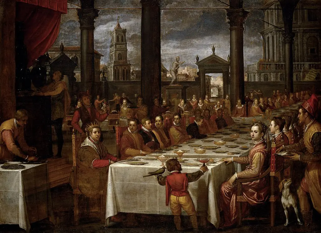 Wedding feast of Grand Duke Ferdinand I of Tuscany (1549-1609), by Domenico Passignano