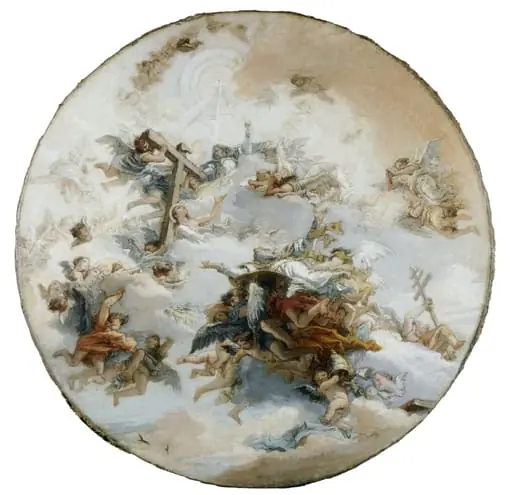 St Leo in Glory (sketch for the ceiling of the church of San Lio, Venice), by Domenico Tiepolo