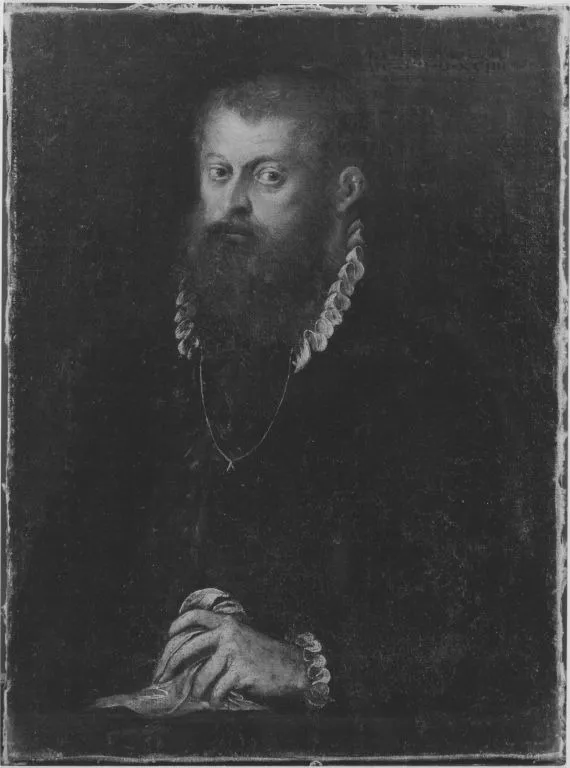 Bildnis eines unbekannten Mannes, by Domenico Tintoretto, oil, 1607