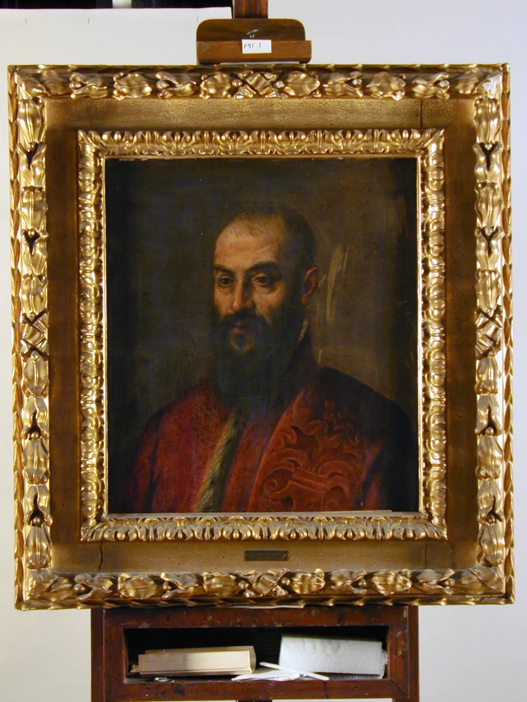 Portrait of a Man, by Domenico Tintoretto, oil, 1607