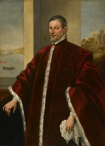 Venetian Nobleman, by Domenico Tintoretto