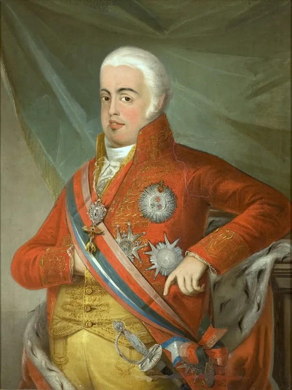 Portrait of John VI of Portugal, by Domingos Sequeira, oil, 1802