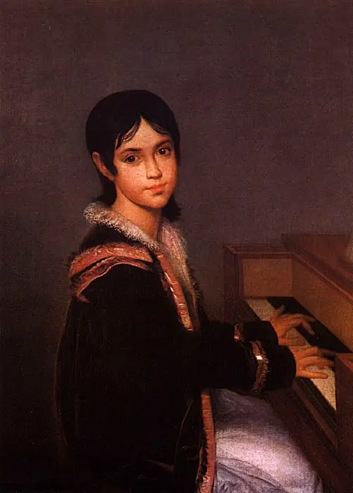 Portrait of Mariana Benedita Sequeira, by Domingos Sequeira