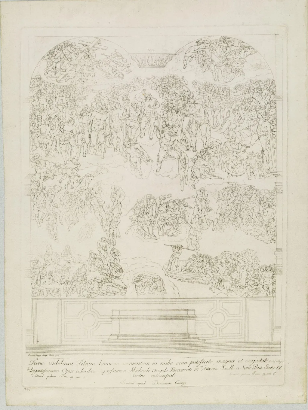 Last Judgment, by Dominico Cunego, 1780