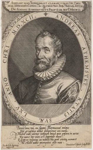 Andreas Athemstet, by Dominicus Custos