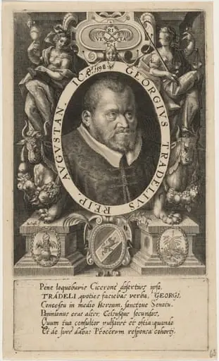 Georg Tradel, by Dominicus Custos