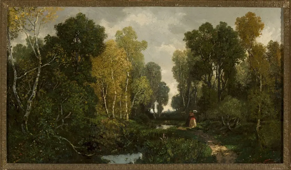 Forest in Fontainebleau, by Dominique Adolphe Grenet de Joigny
