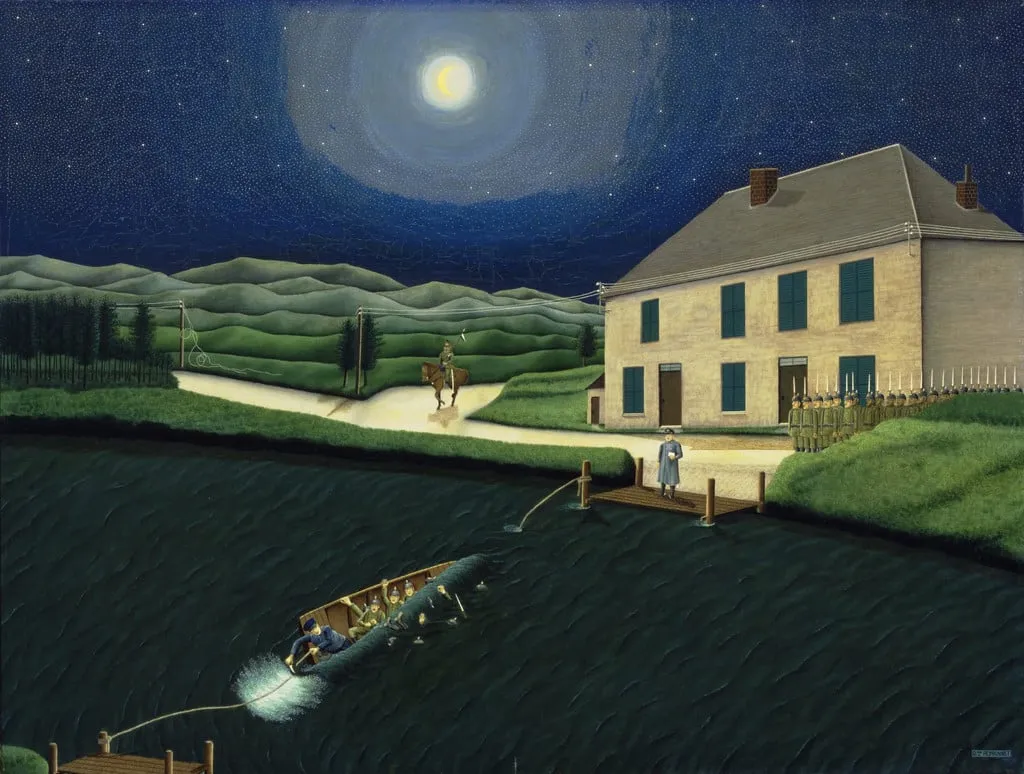 Untitled, by Dominique-Paul Peyronnet, oil, 1934