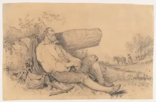 Sleeping Field Worker
