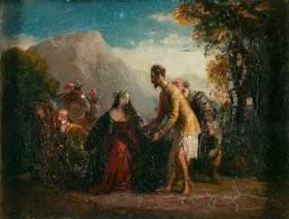Don Quixote and Dorothea (from Cervantes' novel), by Charles Robert Leslie
