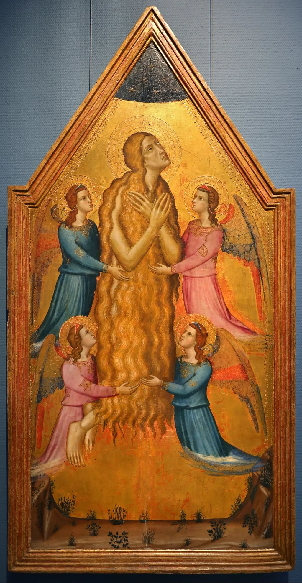 The Assumption of Saint Mary Magdalene, by Don Silvestro dei Gherarducci, tempera, 1390