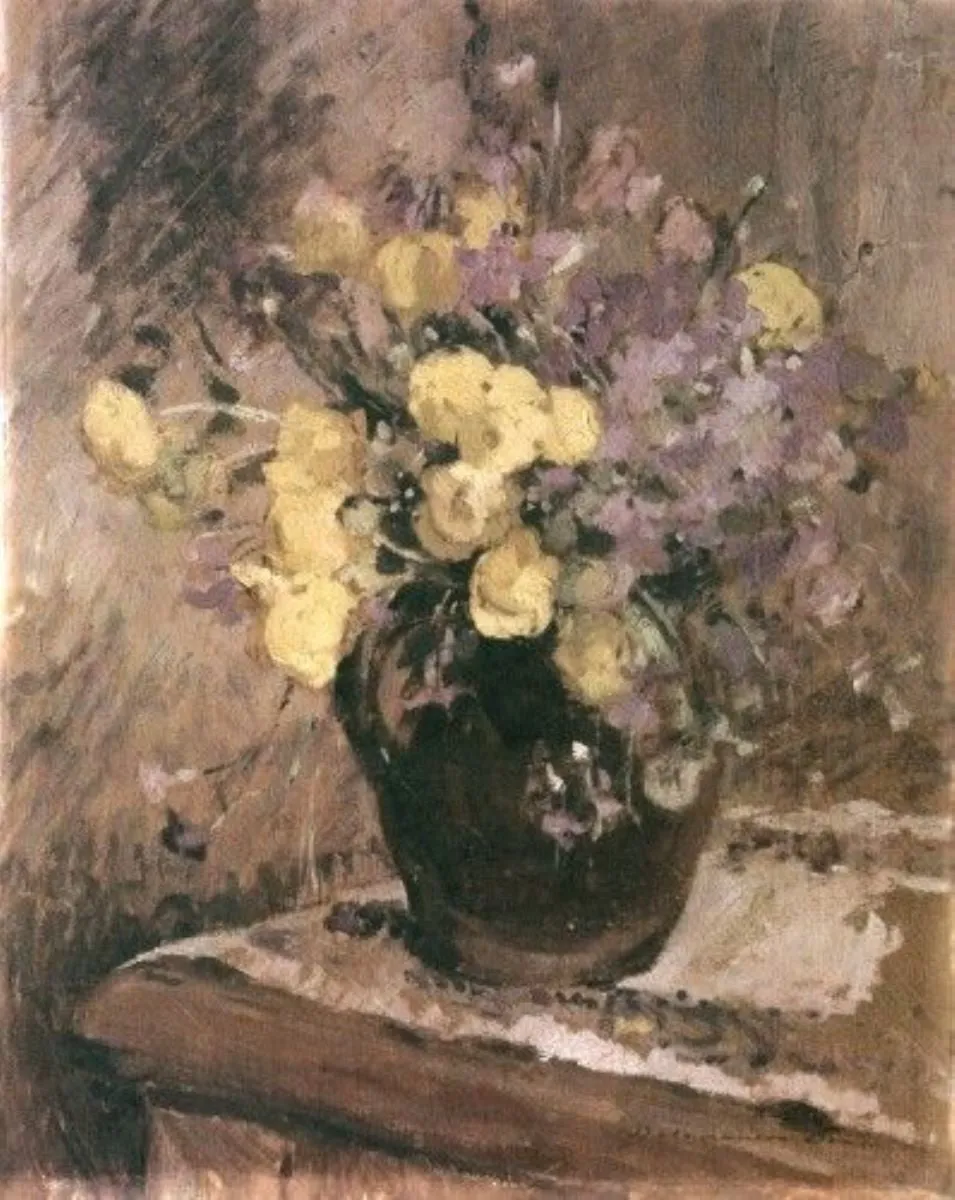 Ulcică cu flori galbene, by Dona Niculina Delavrancea, unspecified