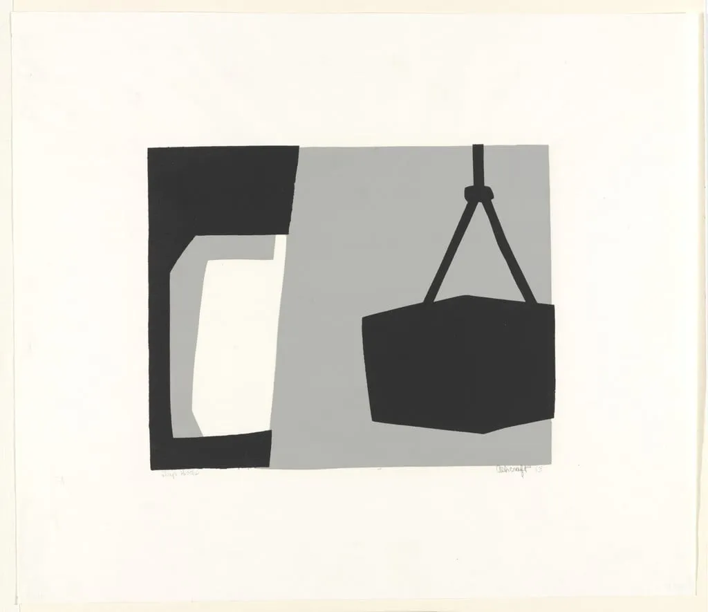 Untitled, by Donald Ashcraft, ink, 1953