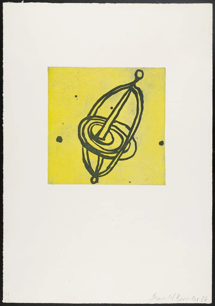 Untitled, by Donald Baechler, ink, 1986