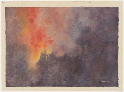 Yellowstone Fire XVIII, by Donald holden