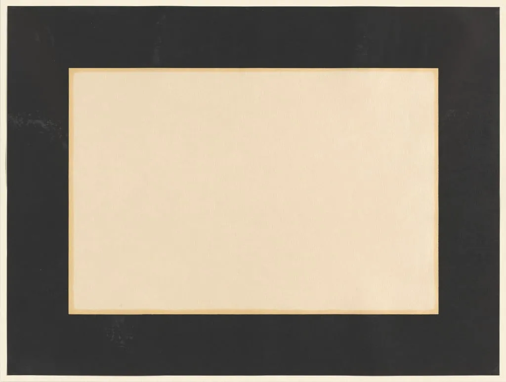 Untitled, by Donald Judd, ink, 1988